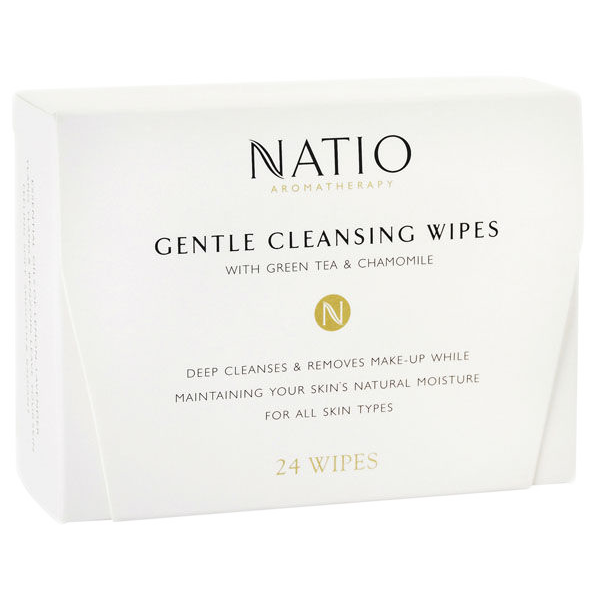Natio gentle cleansing wipes with green tea & 